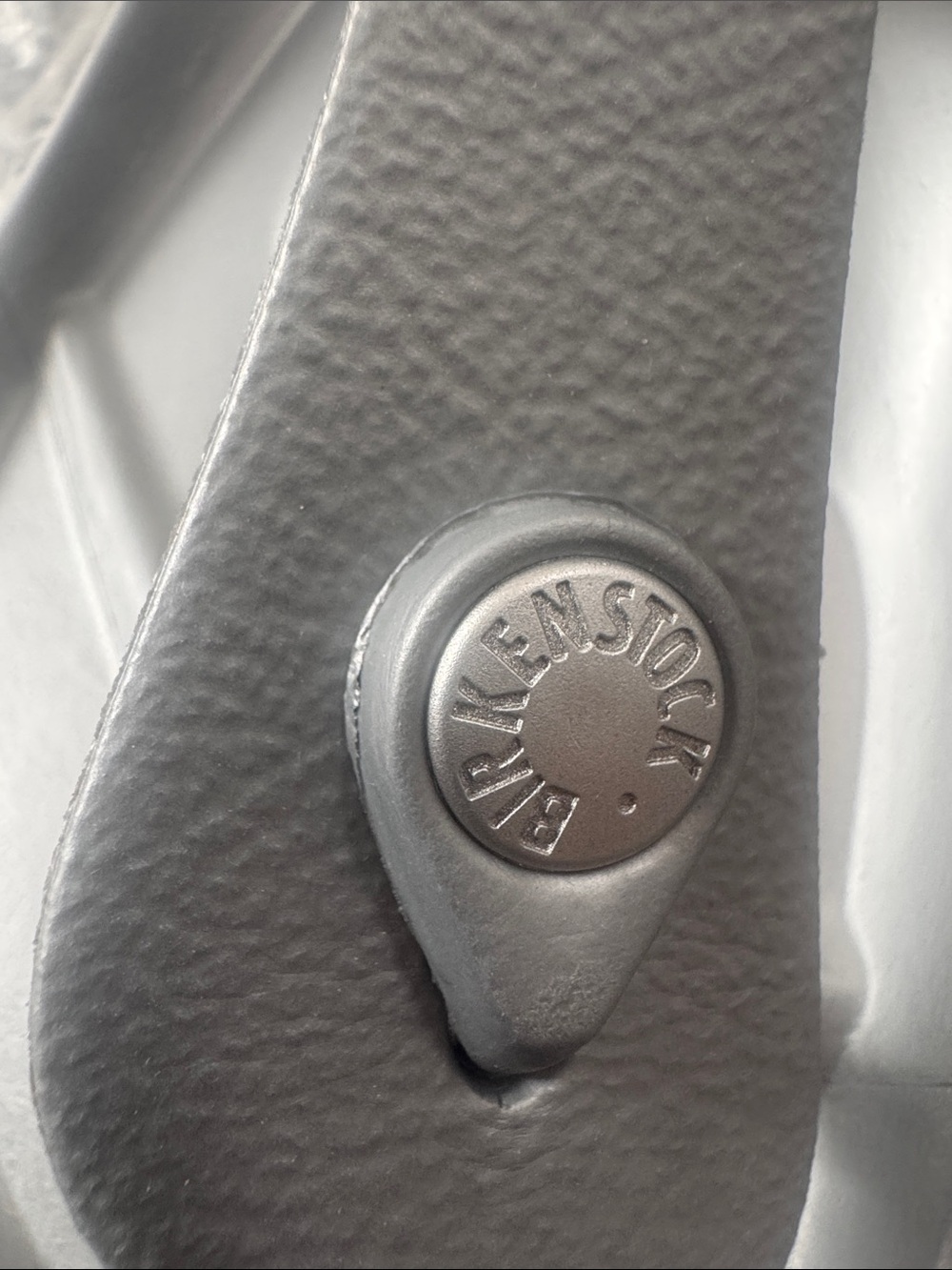 Birkenstock Gizeh EVA Thong Sandals in Silver - Picture 10 of 12